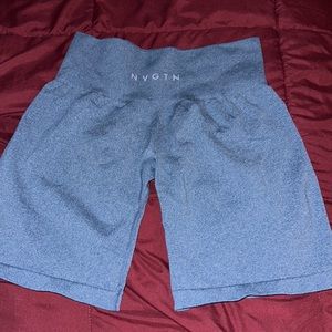 Blue NVGTN shorts